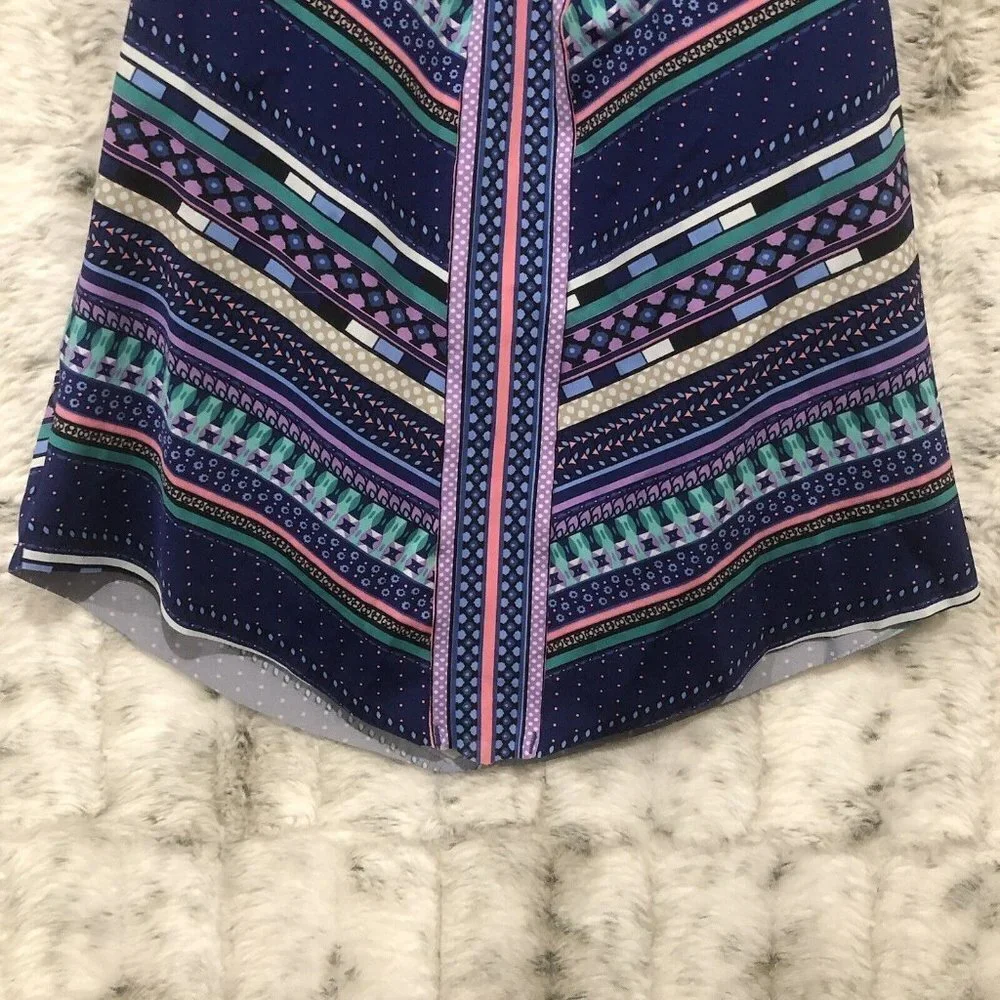Laundry By Shelli Segal High Neck Tankini swim top Size XS